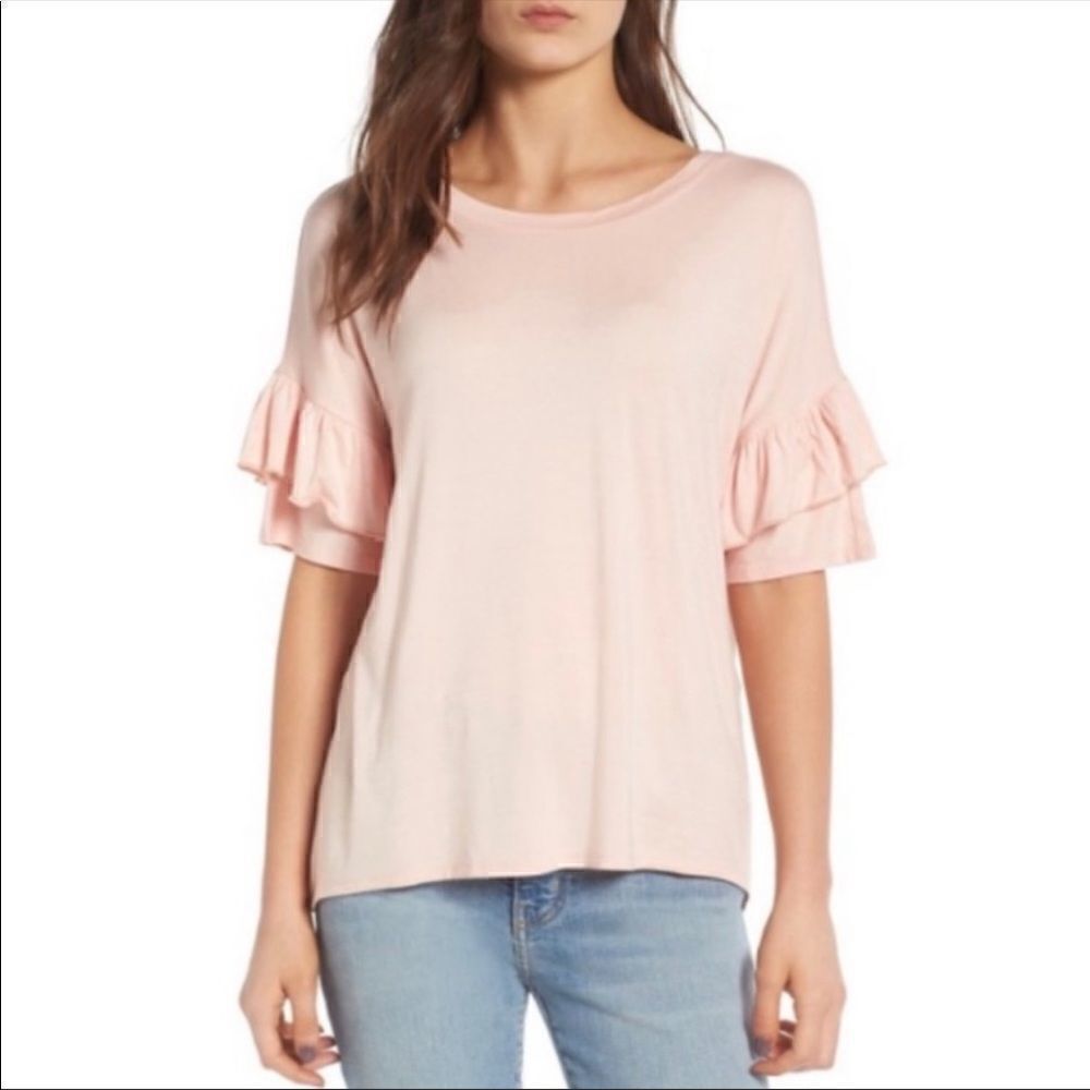 Chelsea28 Ruffle Sleeve Tee